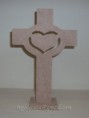 Crucifixo Coração de Mesa